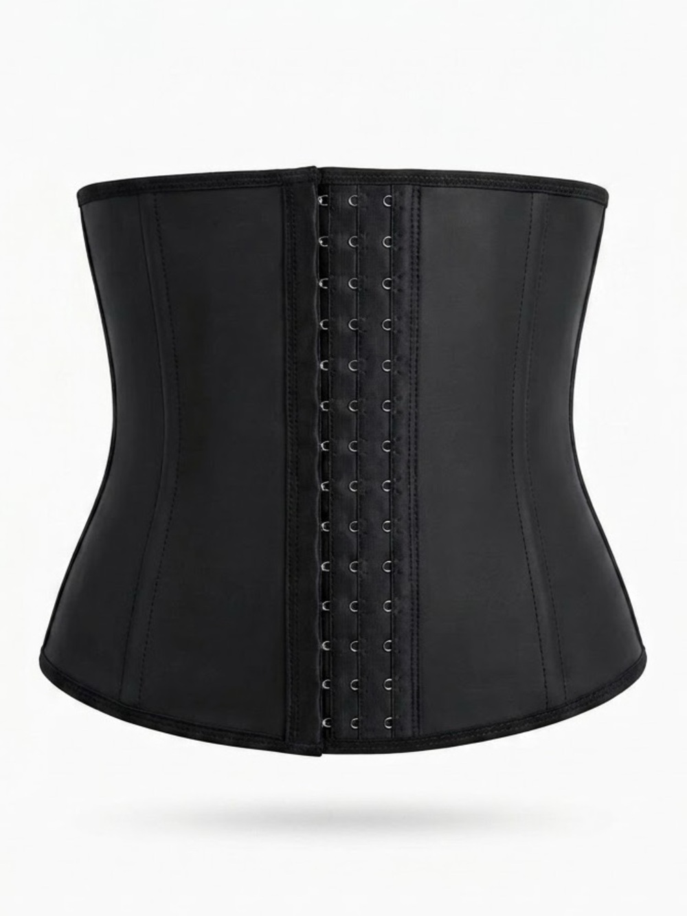 NWT Yianna Latex Waist Trainer Corset Body Shaper Black Women’s Large
